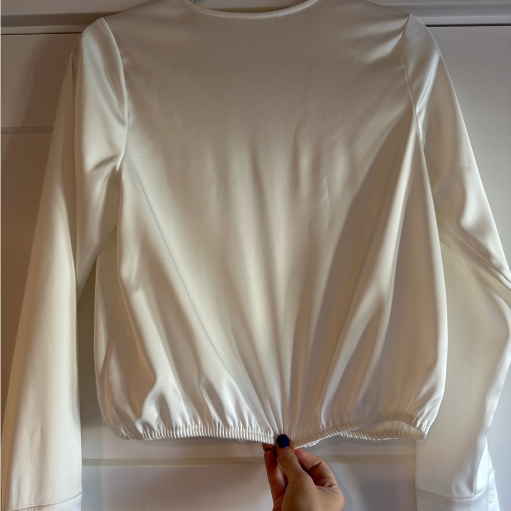 GOOD AMERICAN WHITE BLOUSE - Picture 5 of 6